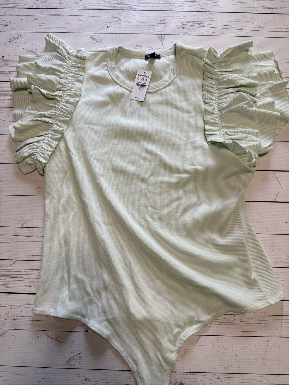 Ruffled Sleeve Bodysuit